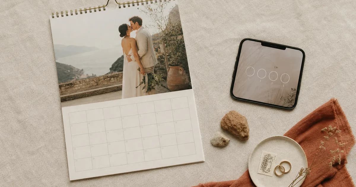 Cuándo enviar el save the date de boda: calendario y reglas