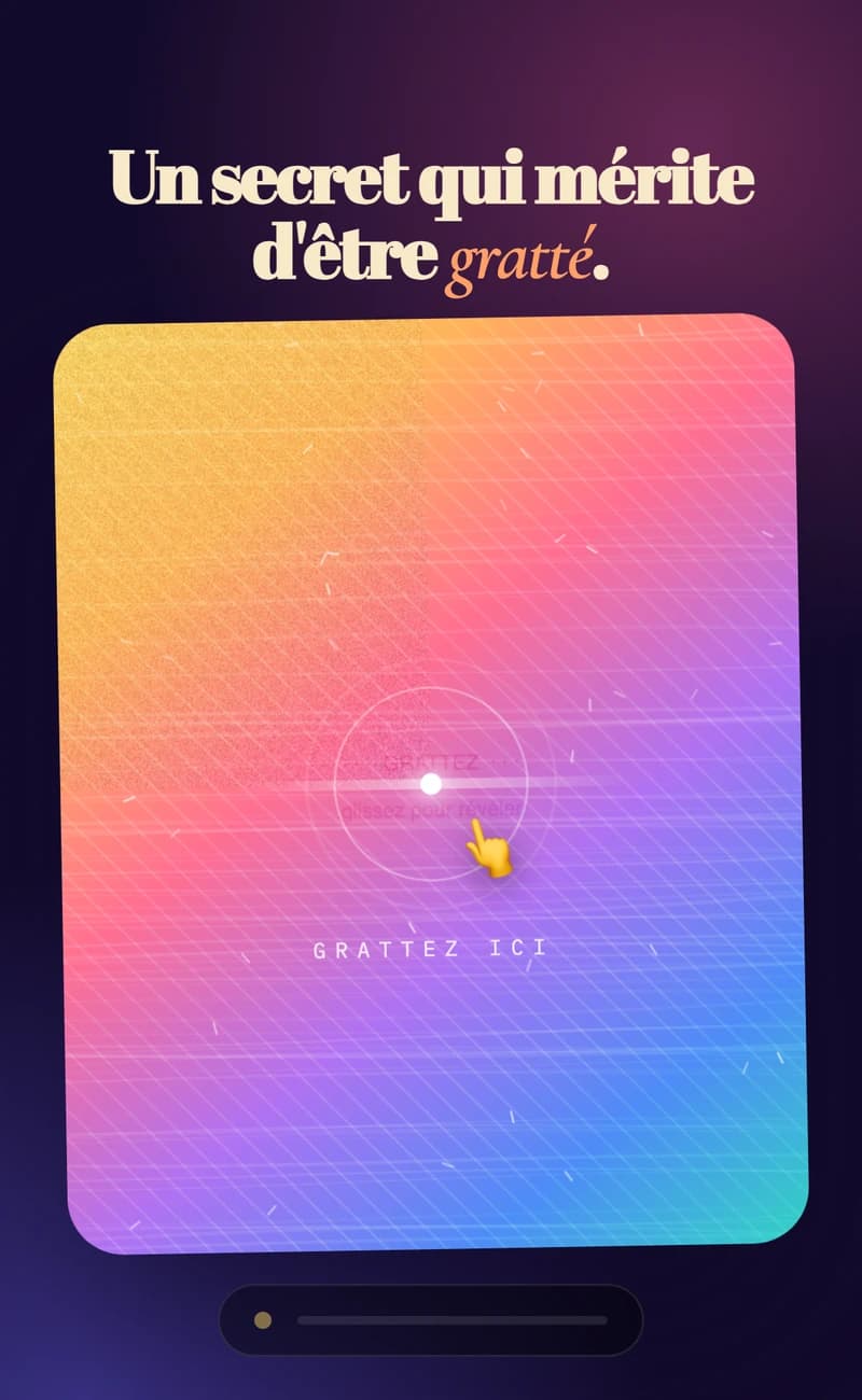 Carte à gratter