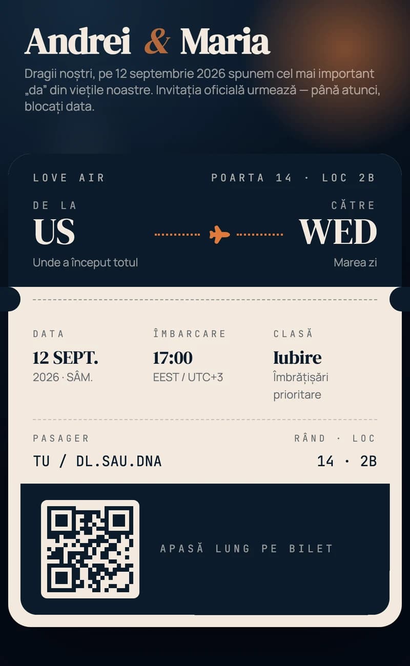 Bilet de Avion