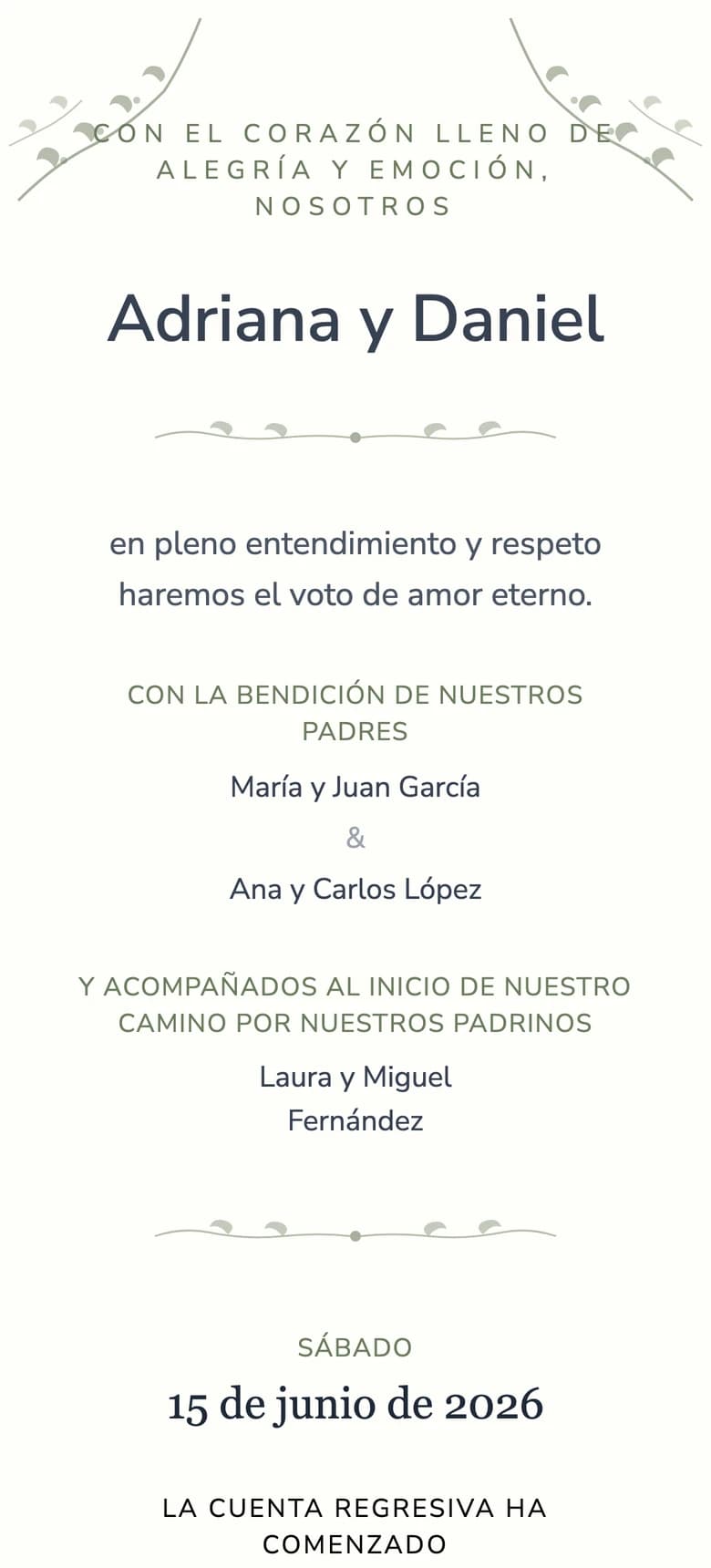Jardín botánico template preview