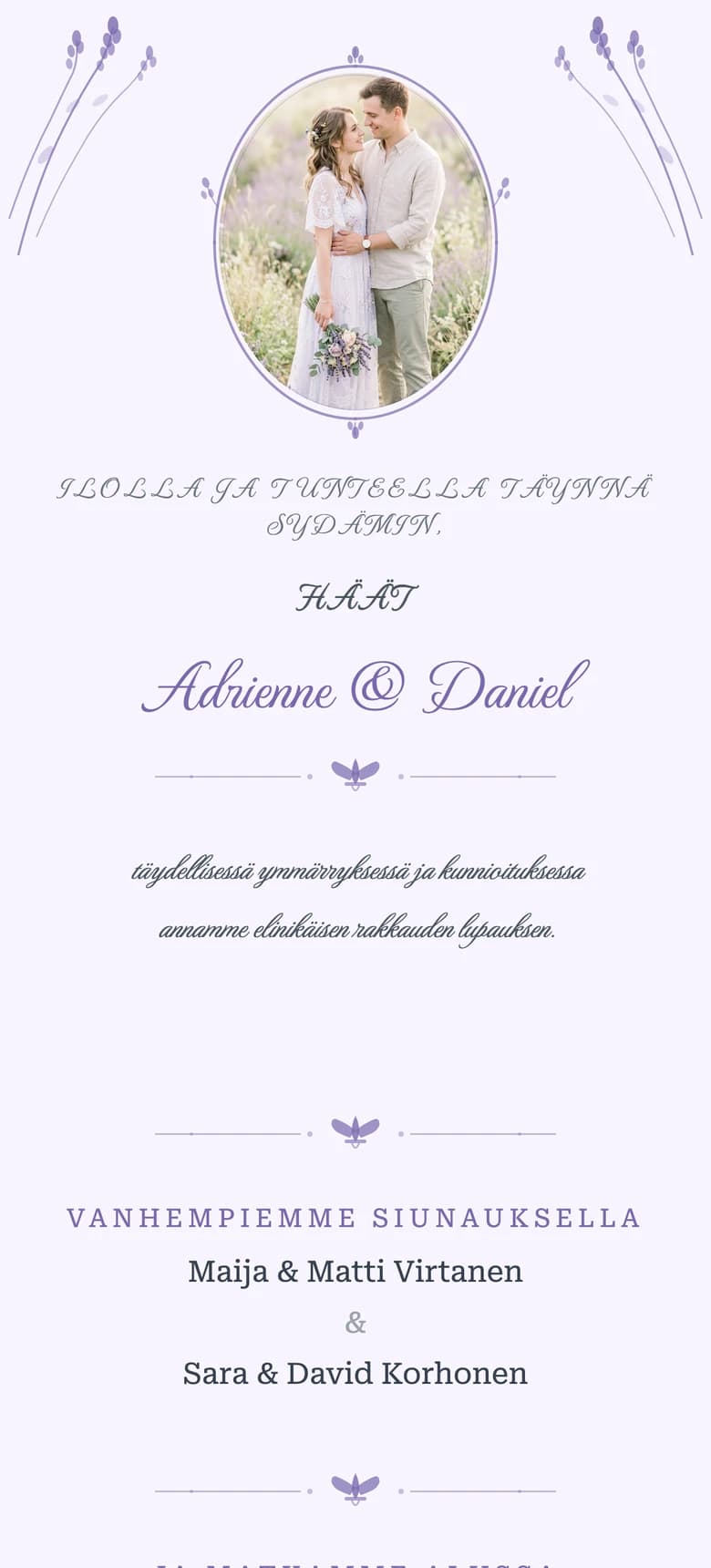 Provençe Laventeli template preview
