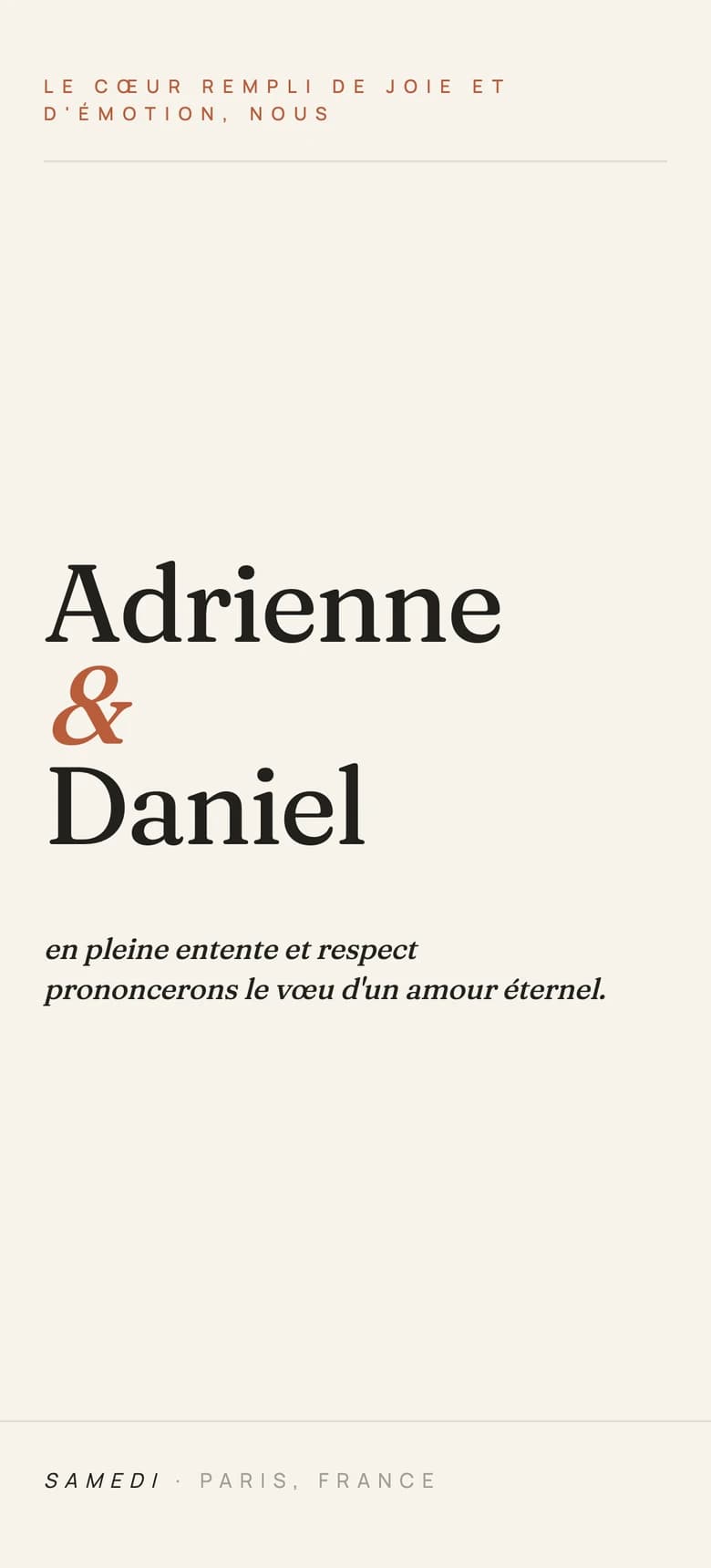 Editorial Minimalist template preview