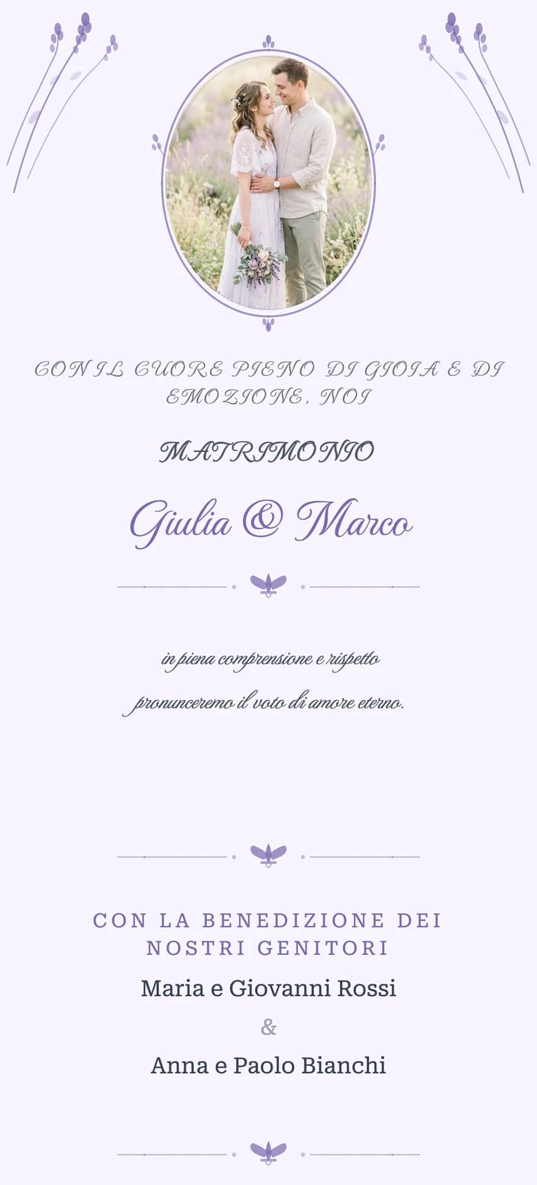 Provenzale Lavanda template preview