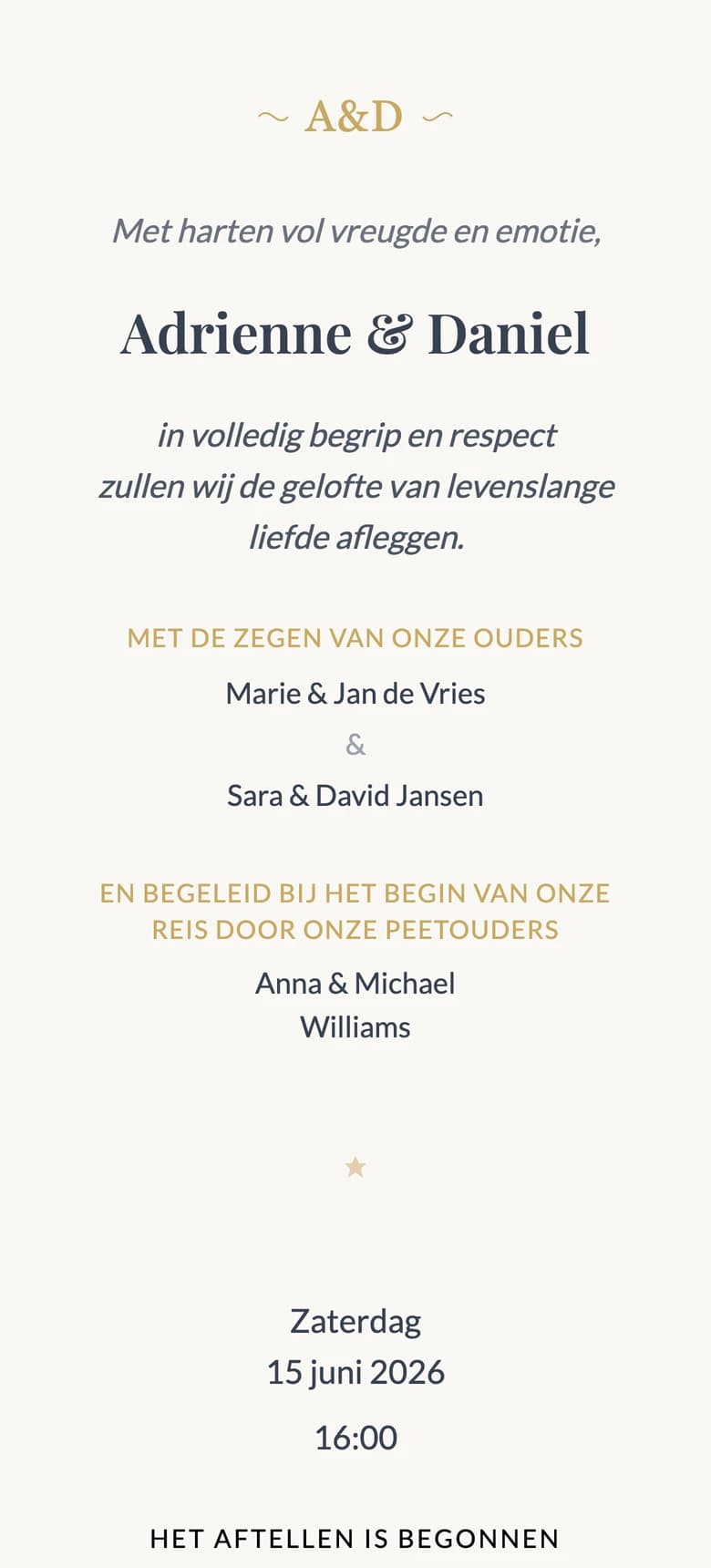 Romantisch Klassiek template preview