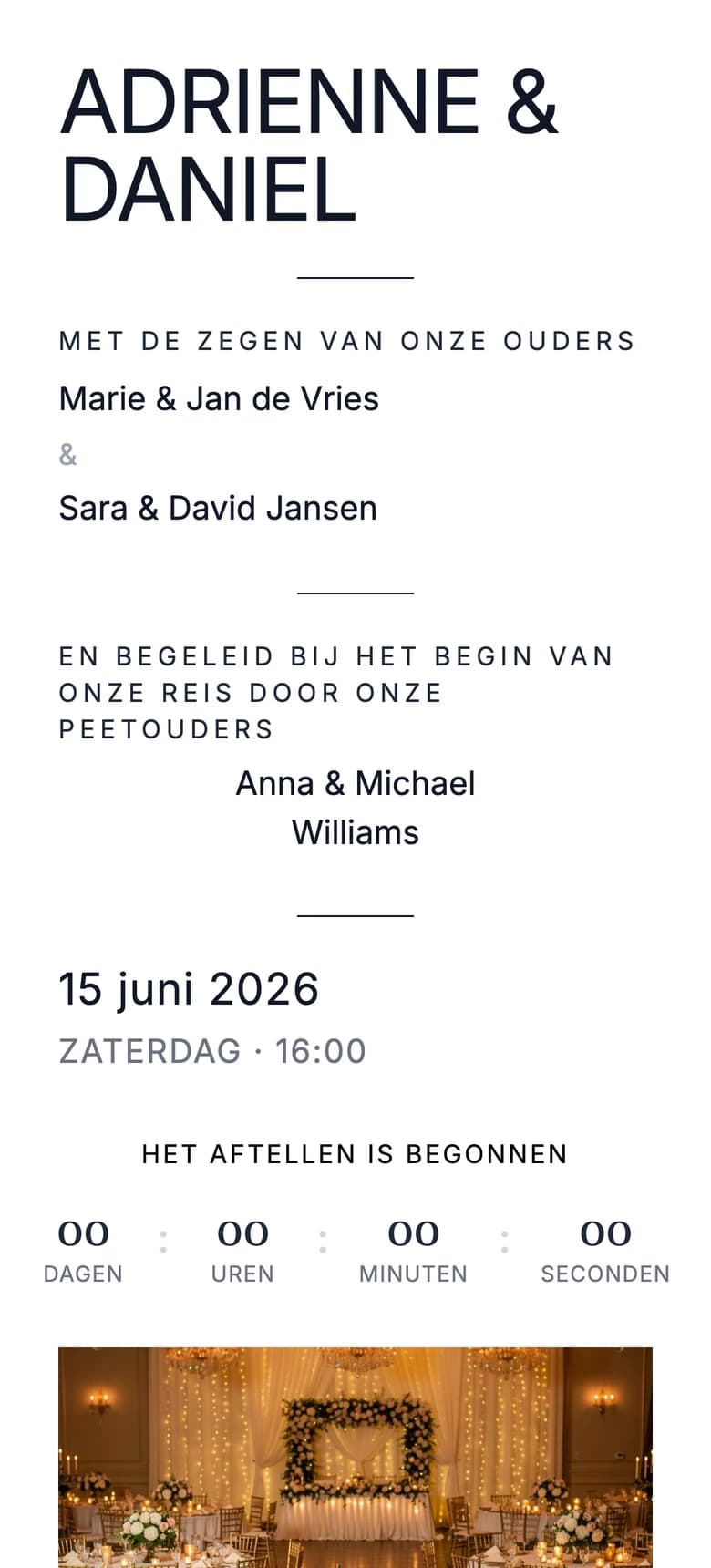 Modern Minimalistisch template preview