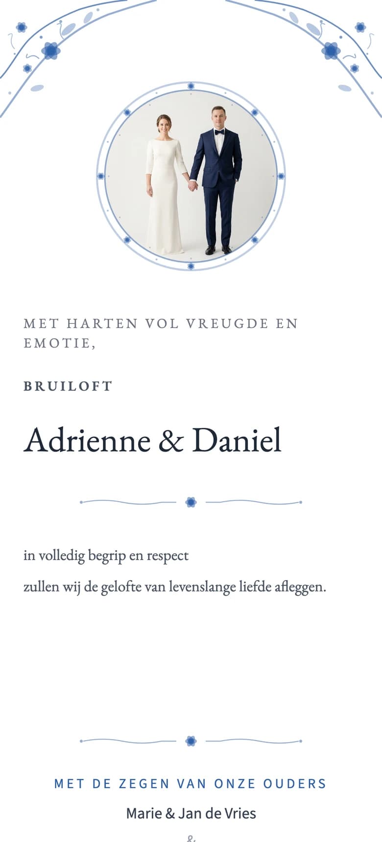 Delfts Porselein template preview