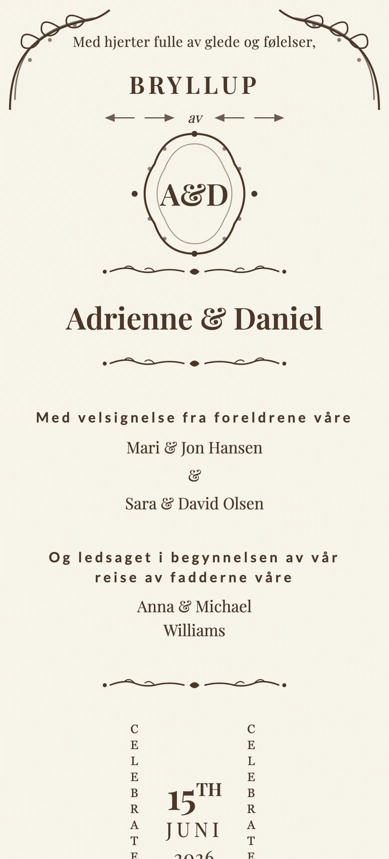 Vintage Eleganse template preview