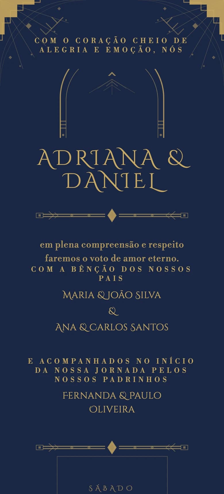 Art Déco template preview