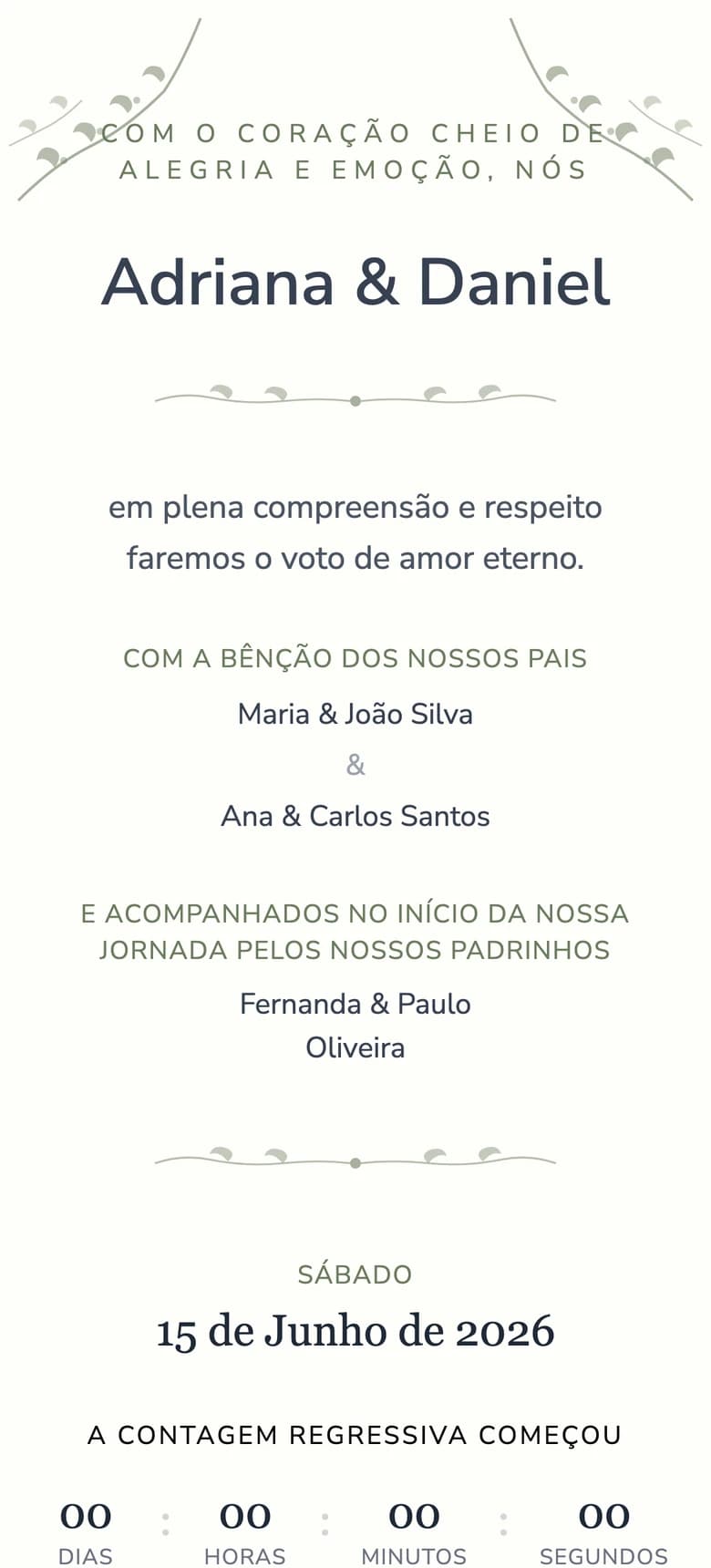Jardim Botânico template preview