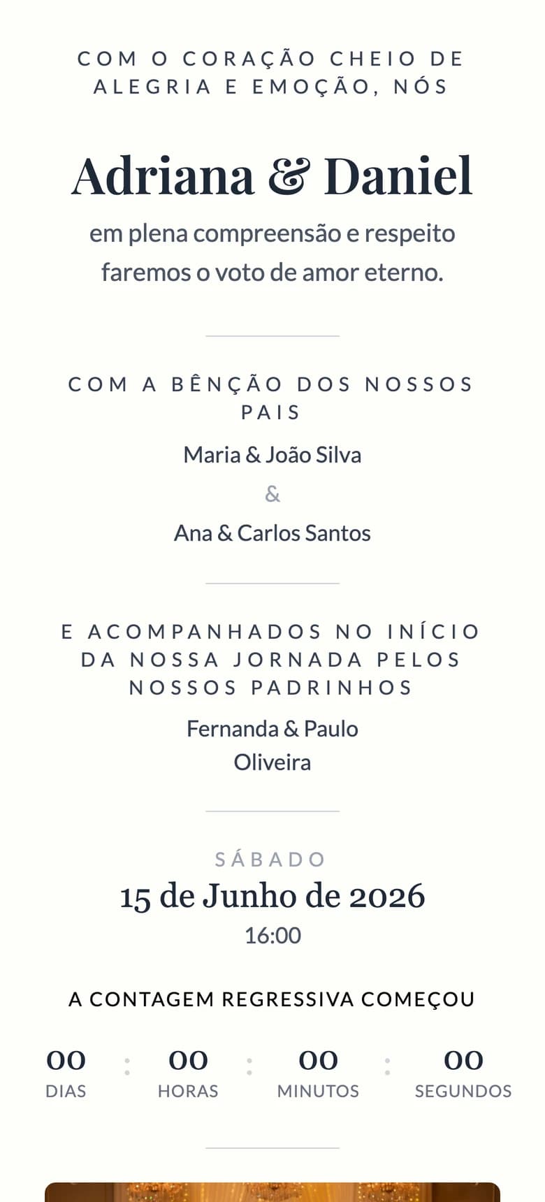 Clássico Elegante template preview