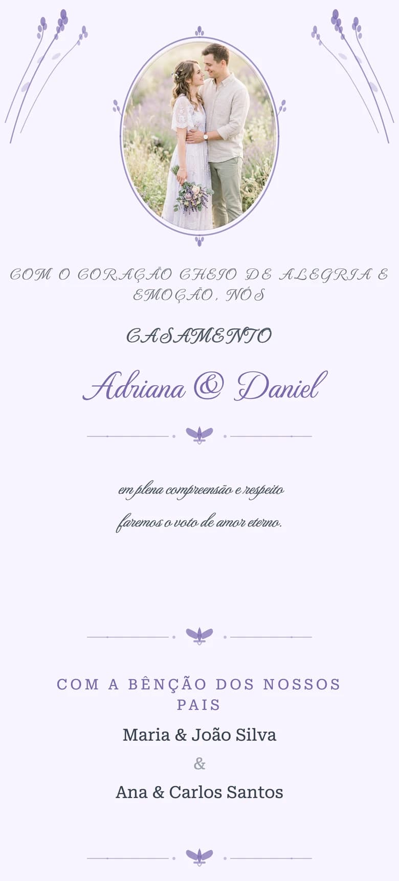 Lavanda Provençal template preview