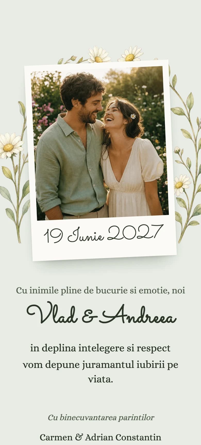 Garden Party II template preview