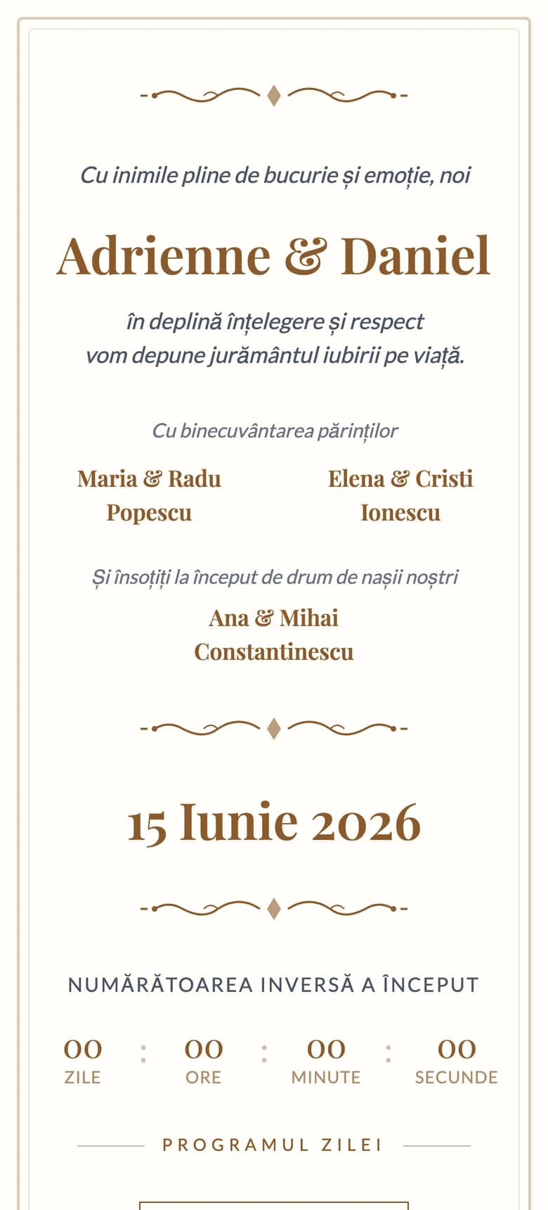 Tradițional Românesc template preview