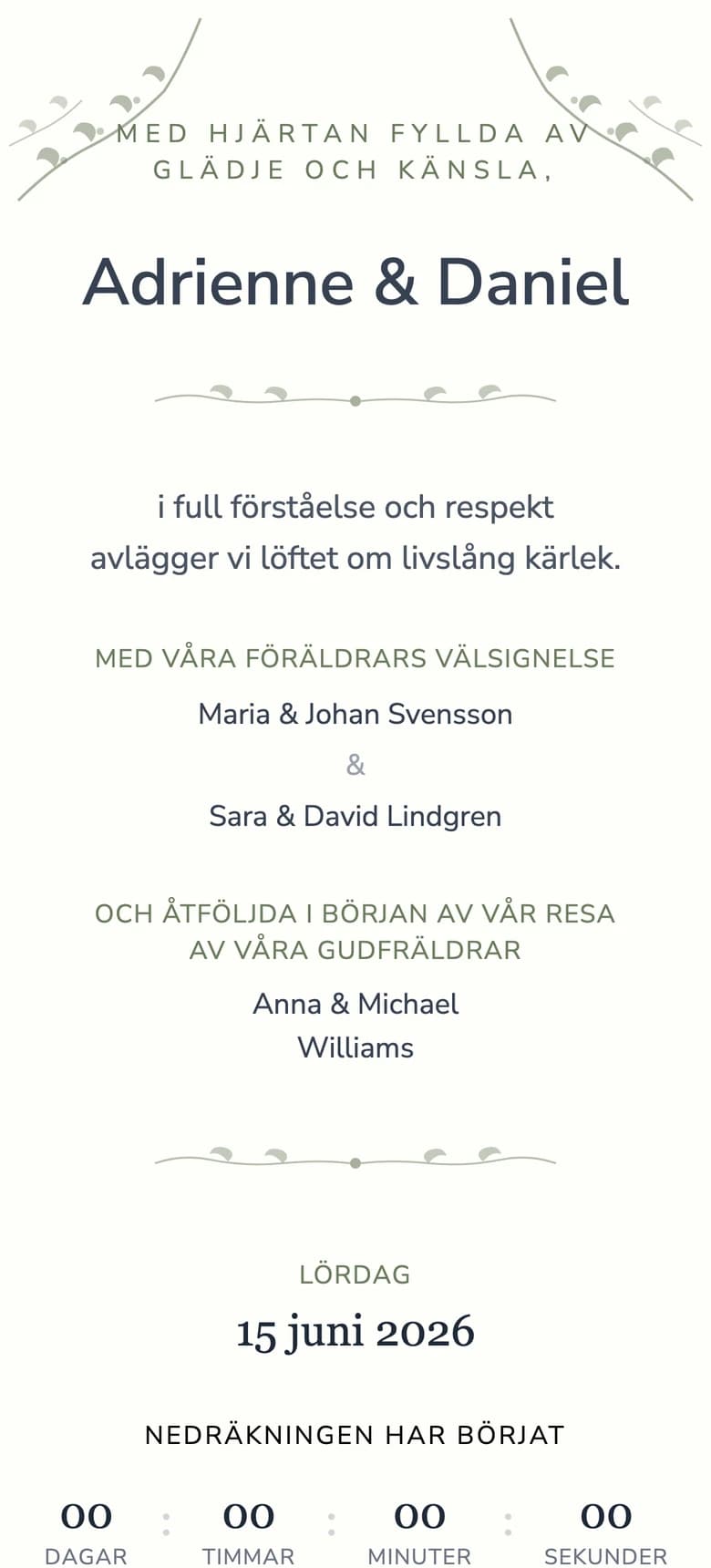 Botanisk Trädgård template preview