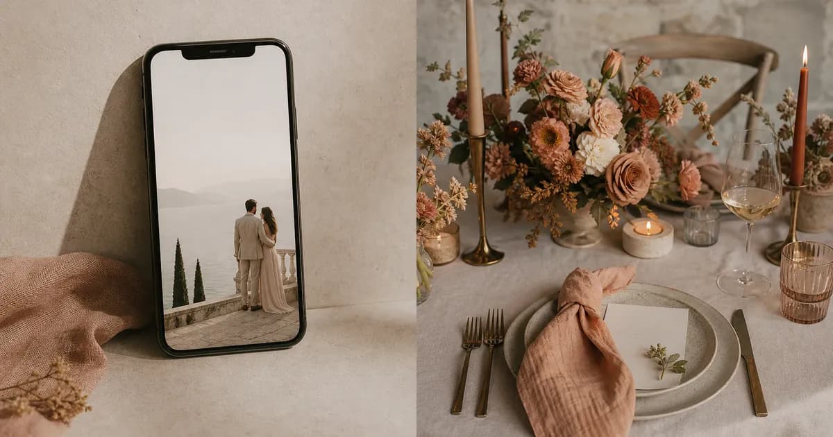 Einladung passend zum Hochzeitsmotto: der erste Eindruck zaehlt