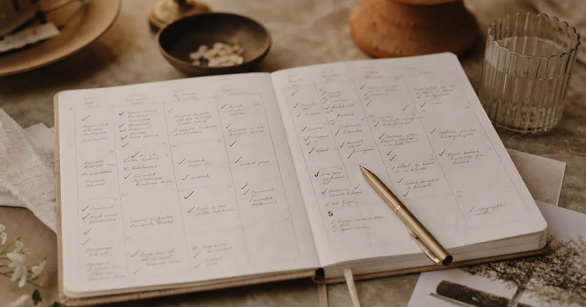 Hochzeit planen: Checkliste und Zeitplan, der wirklich traegt