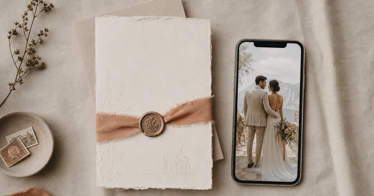 Hochzeitseinladung digital oder gedruckt: der ehrliche Vergleich