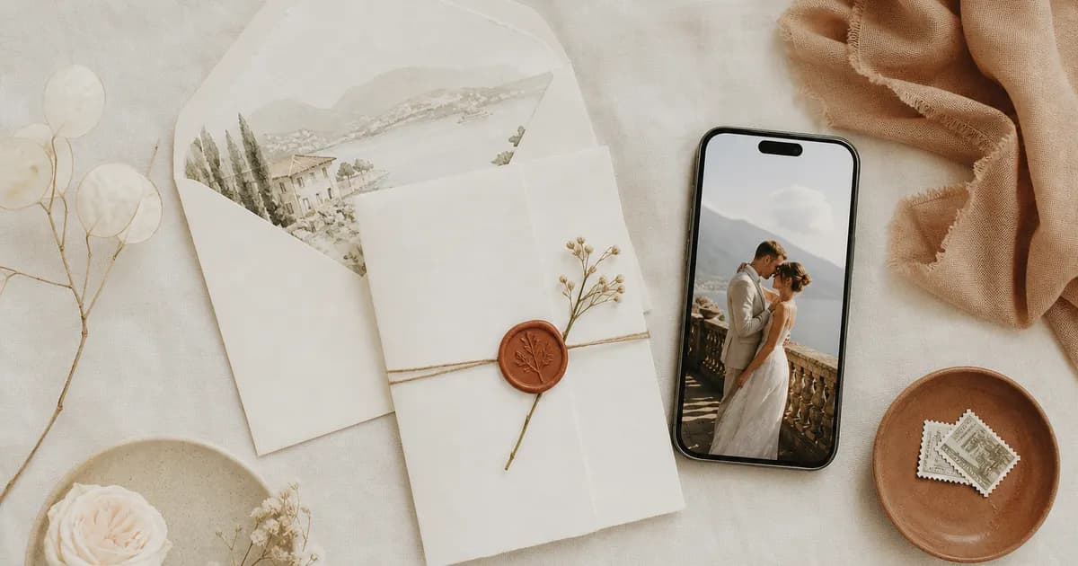 Invitaciones de boda digitales frente a impresas: cuál elegir