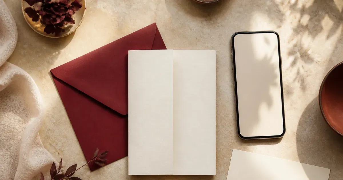 Faire-part de mariage : image WhatsApp, PDF, vidéo ou site ?