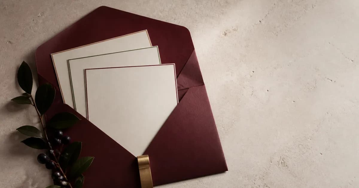 Convite de casamento bilíngue: os mesmos fatos em cada versão
