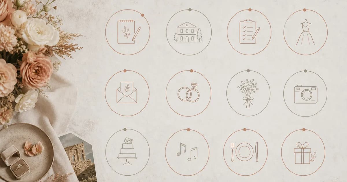 Checklist nuntă pe 12 luni: tot ce ai de făcut, lună cu lună