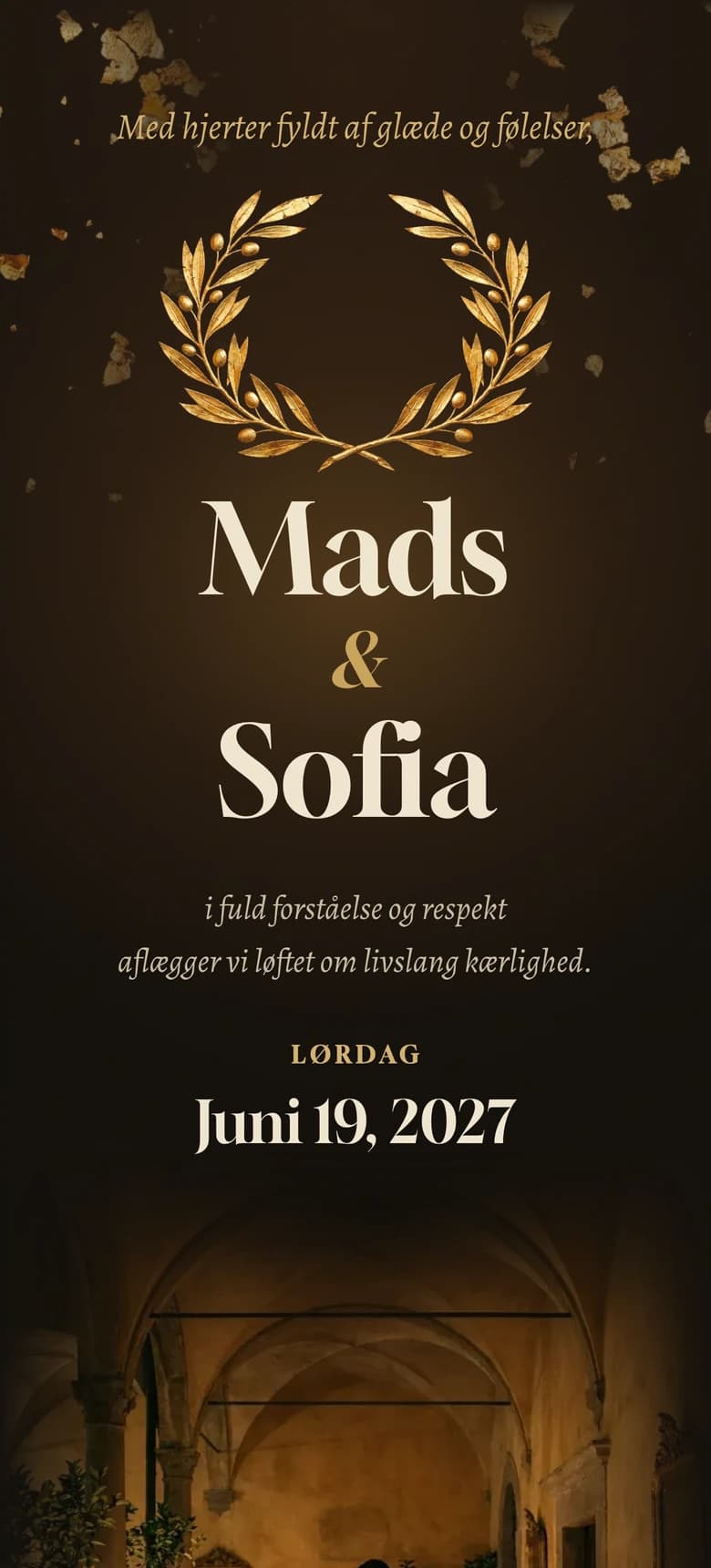 Forhåndsvisning af bryllupsinvitationen Aurelia II