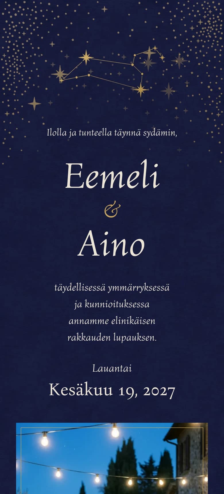 Esikatselu hääkutsupohjasta Celestial II
