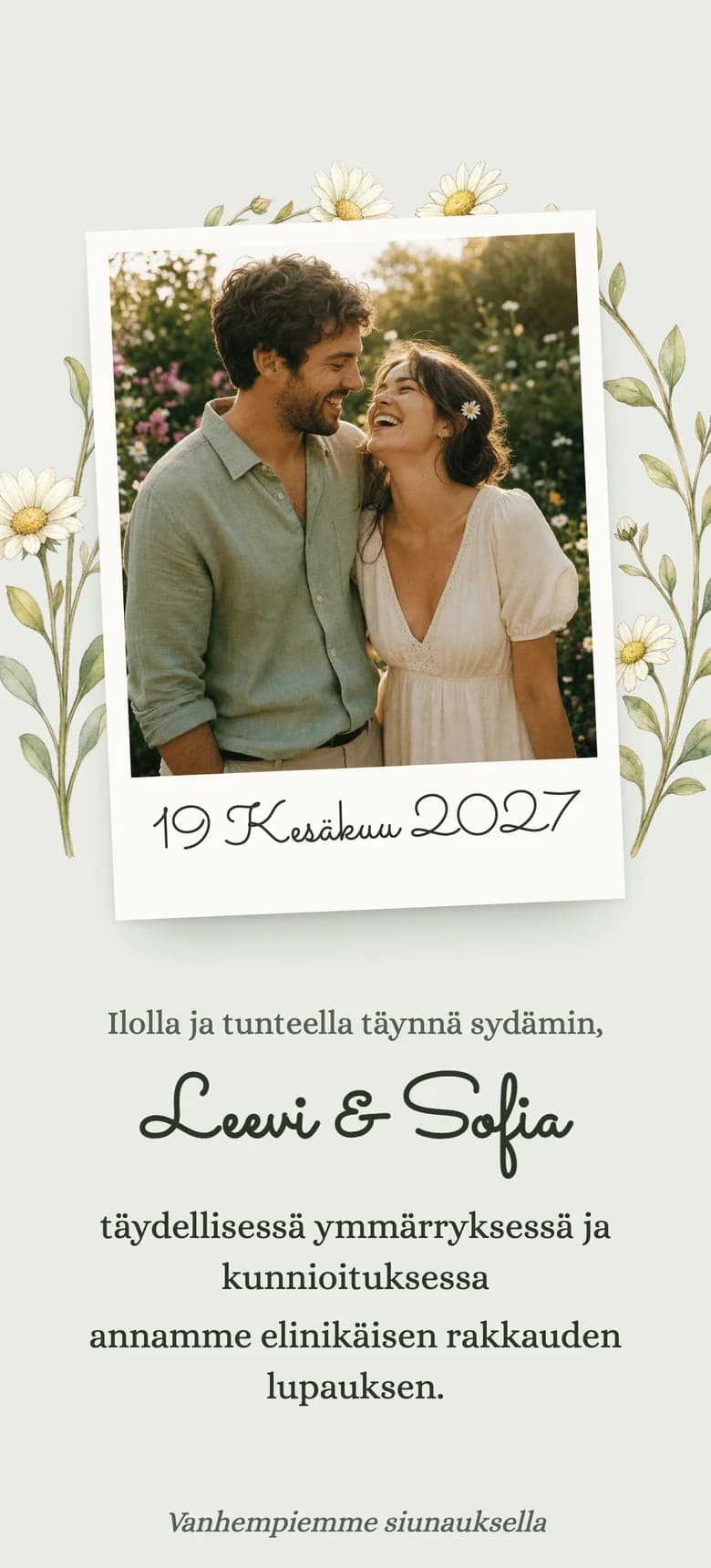 Garden Party II template preview