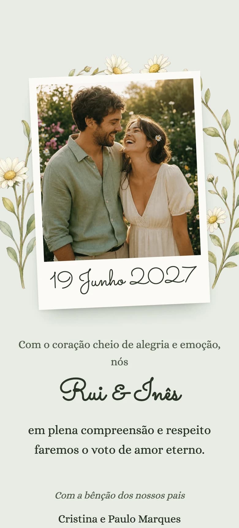 Garden Party II template preview