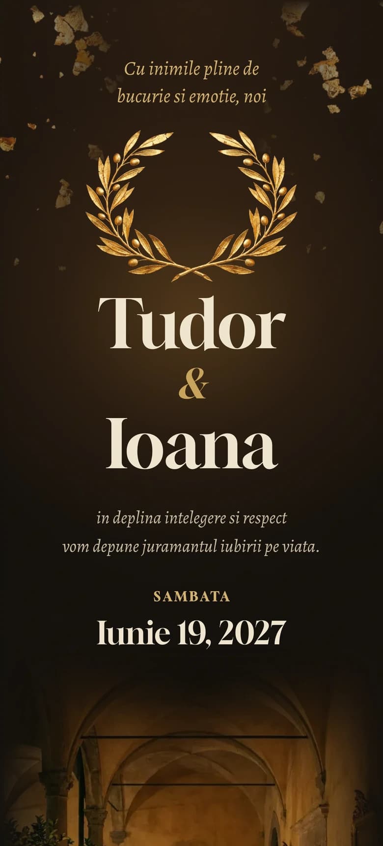 Previzualizare model invitatie nunta Aurelia II